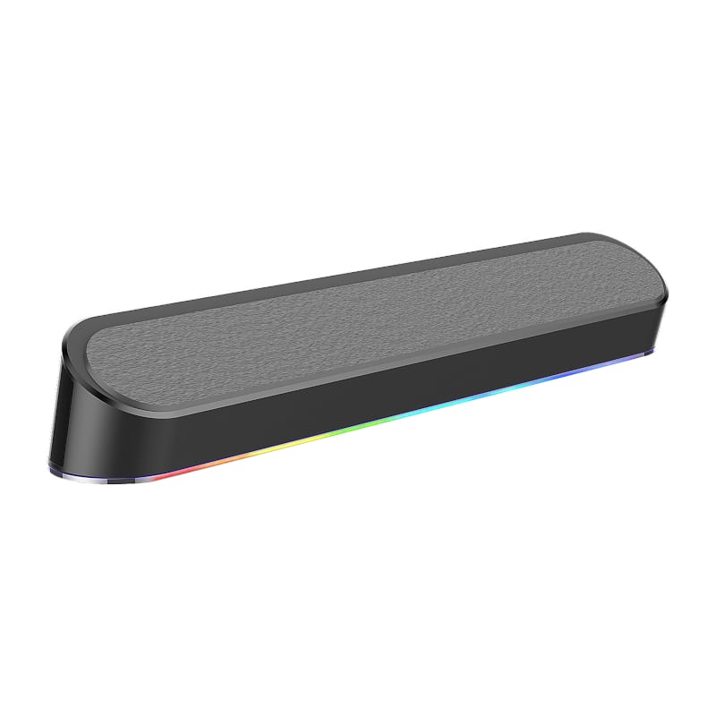 RD-GS560 wr 05 REDRAGON 2.0 Sound Bar ADIEMUS 2 x 3W RGB USB|Aux PC Gaming Speaker - Black