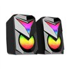 REDRAGON 2.1 Satellite Speaker TOCCATA RGB 11W Gaming Speaker - Black