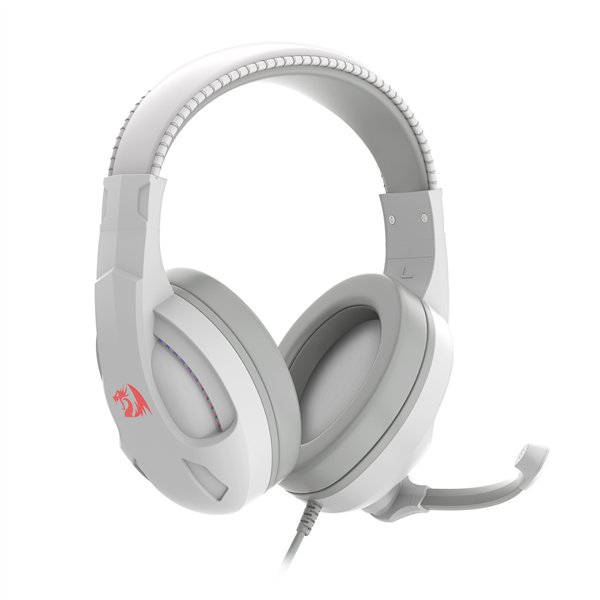 Redragon H211 CRONUS Surround Sound RGB Wired Gaming Headset – White