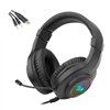 REDRAGON Over-Ear HYLAS Aux (Mic and Headset)|USB (Power Only)
RGB Gaming Headset - Black
