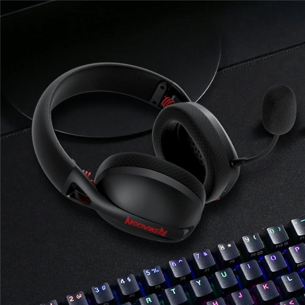 RD-H848 wr 05 REDRAGON Over-Ear IRE BT5.2 Wireless Gaming Headset - Black