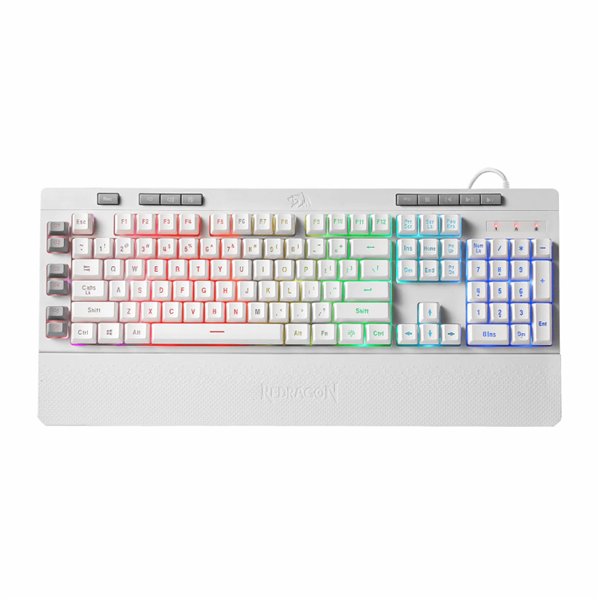 RD-K512W-RGB-1 wr 01 REDRAGON SHIVA Membrane Keyboard - White