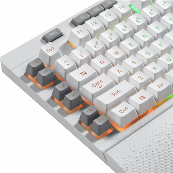 RD-K512W-RGB-1 wr 06 REDRAGON SHIVA Membrane Keyboard - White