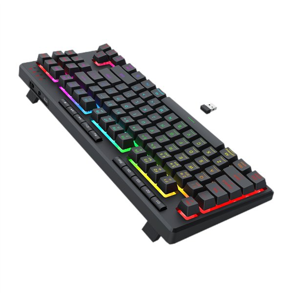 RD-K516RGB-PRO Redragon-KB-Shiva-Pro-WRS-Black 05 Redragon SHIVA PRO Wireless keyboard - Black