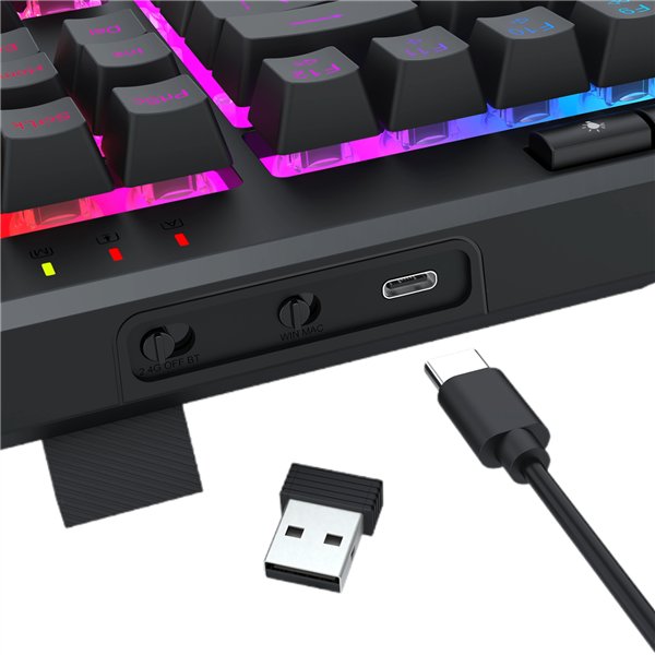 RD-K516RGB-PRO Redragon-KB-Shiva-Pro-WRS-Black 08 Redragon SHIVA PRO Wireless keyboard - Black