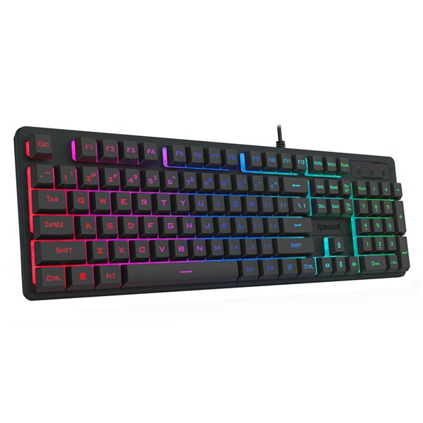 RD-K521-RGB wr 04 Redragon K521 RGB NETHERBANE 104-Key Membrane Gaming Keyboard