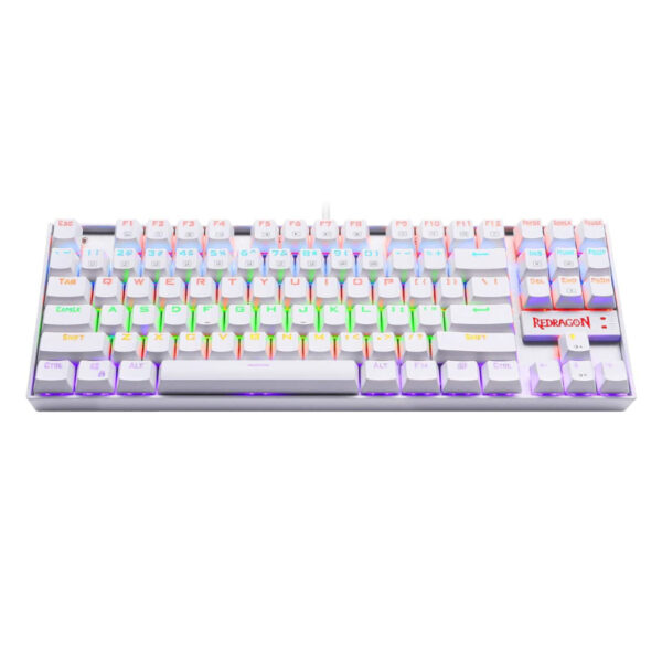RD-K552W-RGB wr 03 REDRAGON KUMARA Mechanical 87 Key|RGB Backlit Gaming Keyboard - White