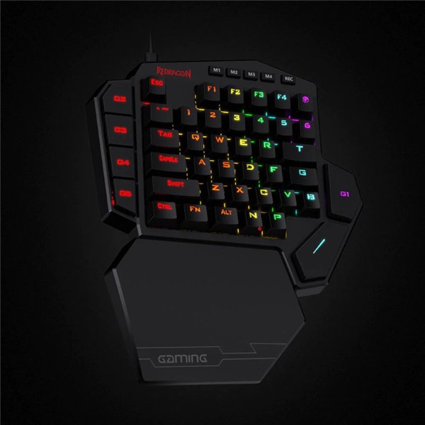 RD-K585RGB-PRO wr 03 REDRAGON Diti Elite Pro One-Handed RGB Wireless Mechanical Gaming Keyboard - Black