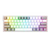 Redragon K617 FIZZ 60% Wired RGB Gaming Keyboard - White/Grey