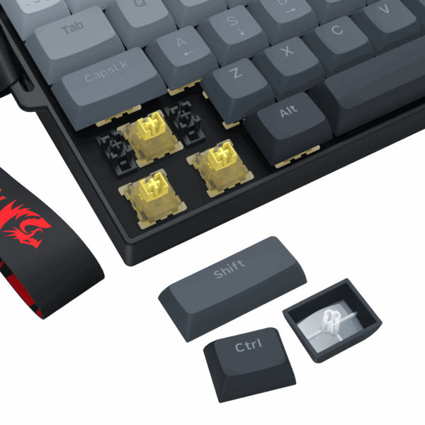Redragon FIZZ Magnetic+ Wired 60% Gaming Keyboard