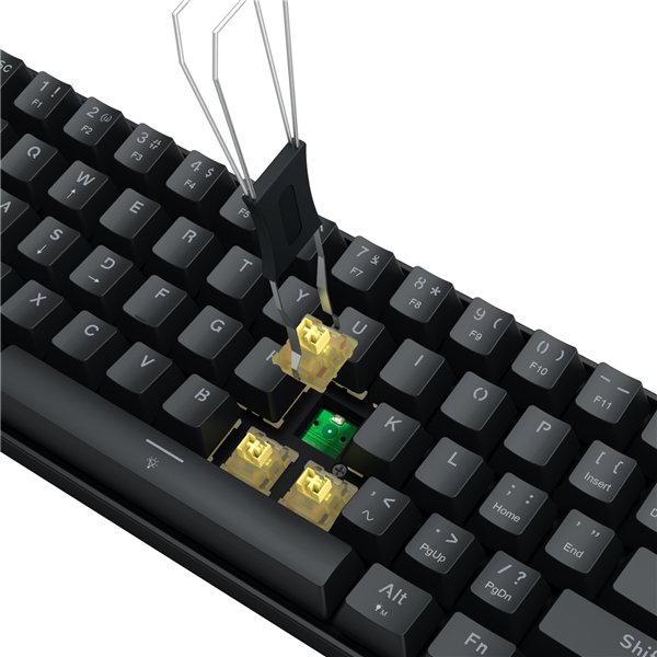 RD-K617RGB-MP Redragon-FIZZ-Magnetic-Plus-60-RGB-Gaming-Keyboard-Black wr 04a Redragon FIZZ Magnetic Plus 60% RGB Gaming Keyboard - Black