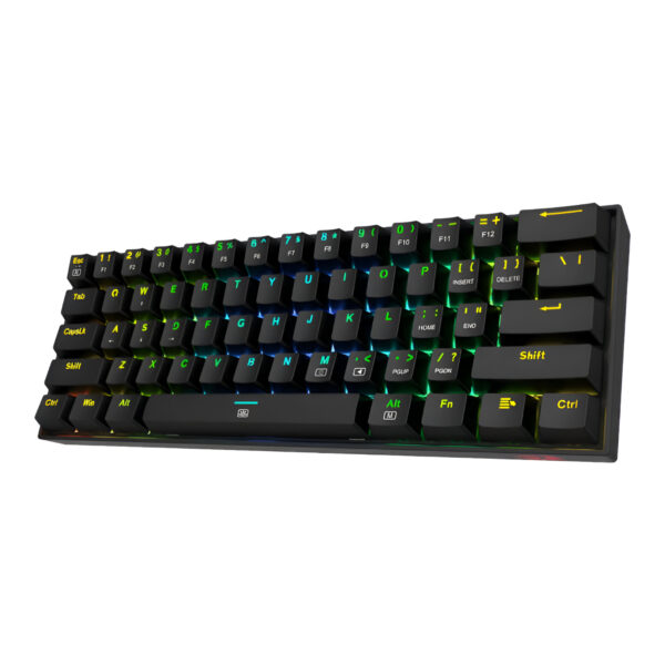 REDRAGON DRAGONBORN Wired Mechanical Keyboard RGB 67Key Design - Black