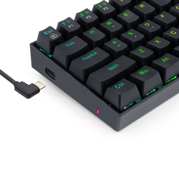 REDRAGON DRAGONBORN Wired Mechanical Keyboard RGB 67Key Design - Black