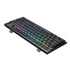 REDRAGON Horus Mini 61Key Red Switch RGB Low Profile Gaming Mechanical Keyboard - Black
