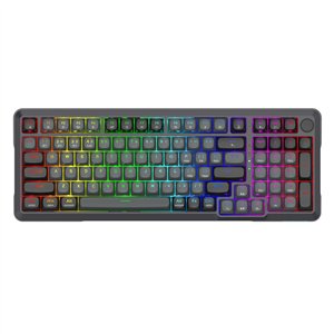 Redragon BRAGI PRO K688 98+1 Gasket Wireless Mechanical Keyboard (Triple Mode, RGB, Hot-Swappable, Cream Linear Switches)