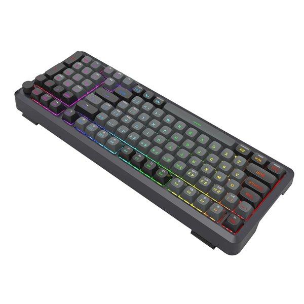 Redragon BRAGI PRO K688 98+1 Gasket Wireless Mechanical Keyboard (Triple Mode, RGB, Hot-Swappable, Cream Linear Switches)