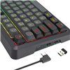 Redragon BRAGI PRO K688 98+1 Gasket Wireless Mechanical Keyboard (Triple Mode, RGB, Hot-Swappable, Cream Linear Switches)