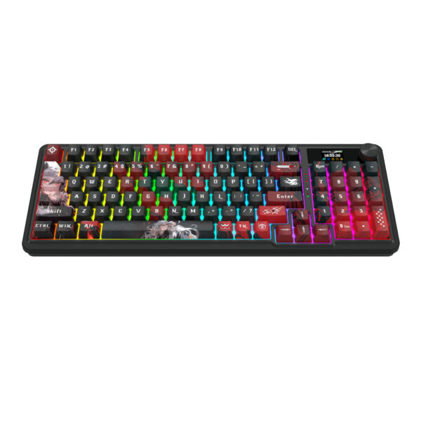 RD-K719AK-RGB-PRO Redragon-K719AK-ARTEMIS-PRO-RGB-Wireless-LCD-Mechanical-Gaming-Keyboard-Black wr 03a Redragon K719AK ARTEMIS PRO RGB Wireless LCD Mechanical Gaming Keyboard (Anime Edition)