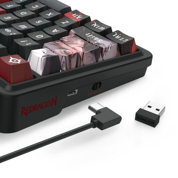 RD-K719AK-RGB-PRO Redragon-K719AK-ARTEMIS-PRO-RGB-Wireless-LCD-Mechanical-Gaming-Keyboard-Black wr 06a Redragon K719AK ARTEMIS PRO RGB Wireless LCD Mechanical Gaming Keyboard (Anime Edition)