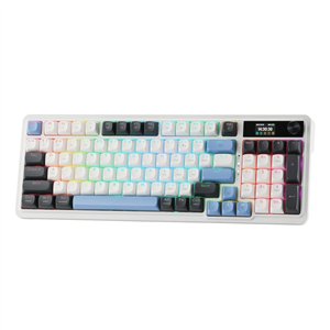 Redragon K719WGB GALATIN RGB PRO Full sized Wireless Gaming Keyboard - White