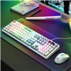 Redragon WYVERN K761 Pro Full-size RGB Wireless Mechanical Gaming Keyboard - White/Green