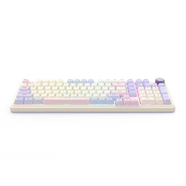 Redragon K768 EISA 100 RGB Wireless Gaming Keyboard - Lilac