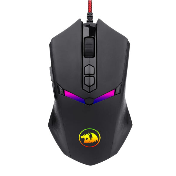 RD-M602-1 wr 01a Redragon NEMEANLION 2 7200DPI Wired Gaming Mouse - Black