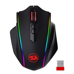 RD-M686RGB wr 01 REDRAGON VAMPIRE ELITE Wireless 16000DPI|8 Button|Ergonomic Design|P3335 Optical Sensor|Type-C Cable|RGB Backlit Gaming Mouse - Black