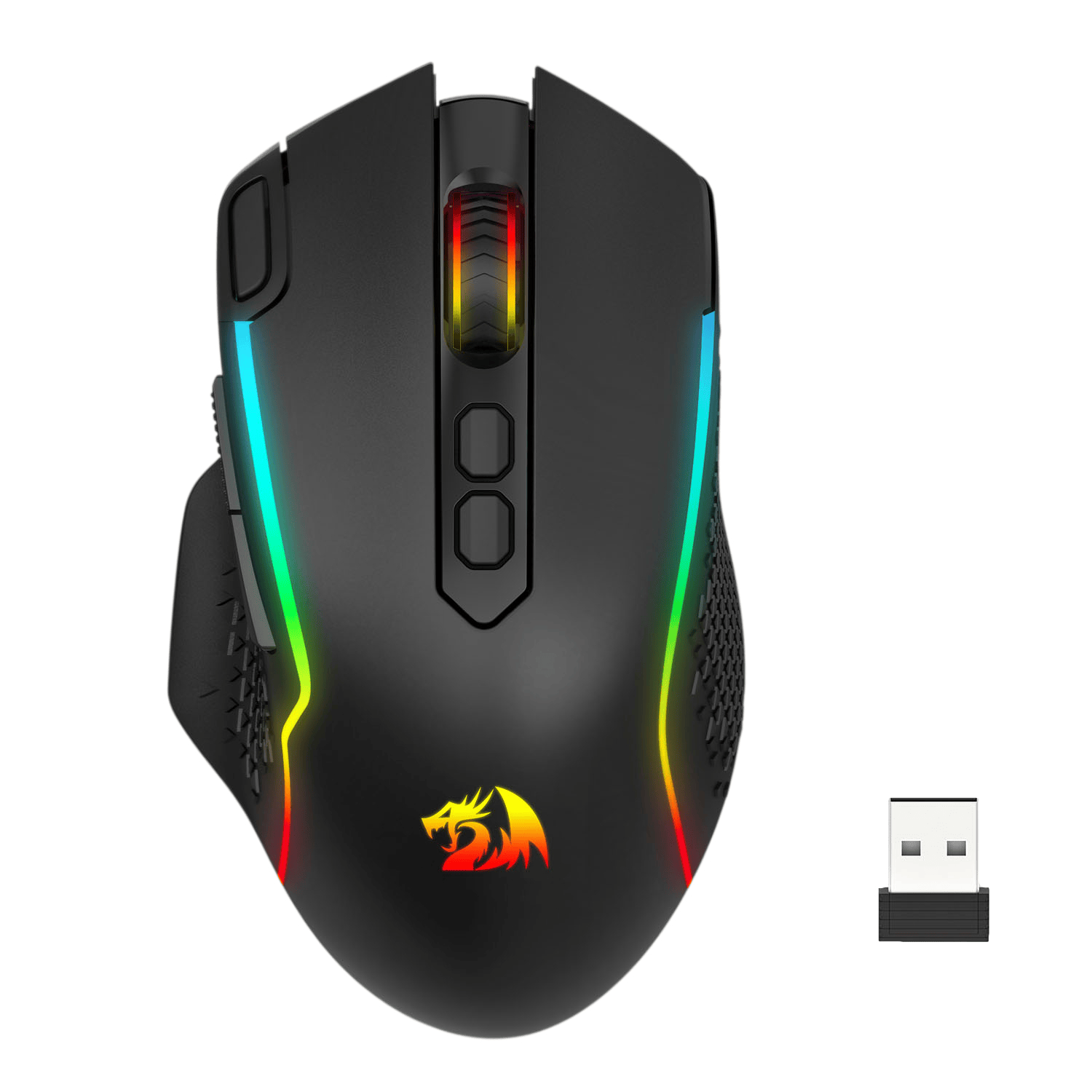 RD-M810RGB-MAX Redragon TAIPAN MAX 12000DPI Wireless Ga wr 01 Redragon TAIPAN MAX 12000DPI Wireless Gaming Mouse - Black