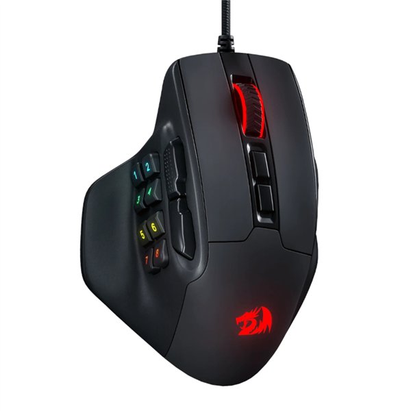 RD-M811-RGB wr 01 REDRAGON Aatrox 6200DP RGB MMO Gaming Mouse - Black