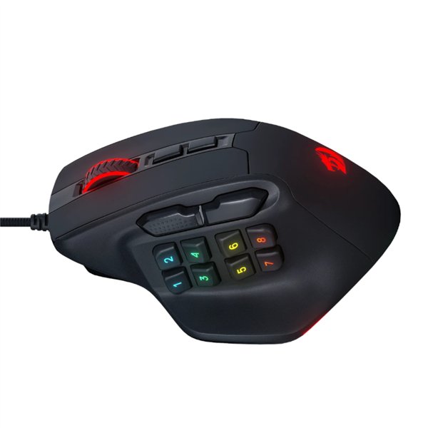 RD-M811-RGB wr 04 REDRAGON Aatrox 6200DP RGB MMO Gaming Mouse - Black