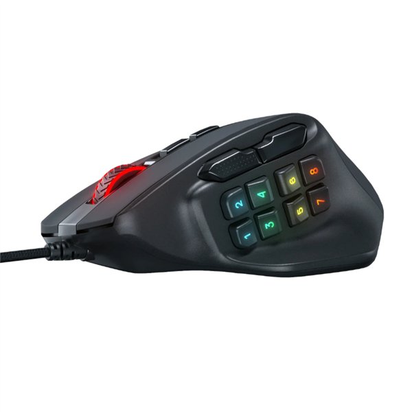 RD-M811-RGB wr 05 REDRAGON Aatrox 6200DP RGB MMO Gaming Mouse - Black