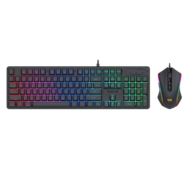 RD-S107-RGB-BA wr 01 Redragon S107 RGB Gaming Essentials Wired Gaming Keyboard and Mouse Bundle
