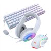 REDRAGON 3IN1 MS|HS|KB WIRED COMBO - WHITE