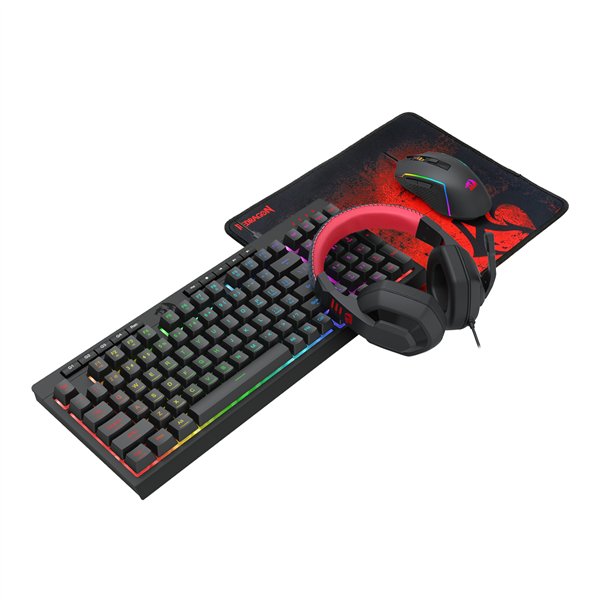 Redragon 4-in-1 Keyboard | Mouse | Mousepad | Headset Gaming Combo