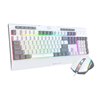 Redragon S151 Wired RGB Gaming Keyboard and Mouse Combo - White and Grey