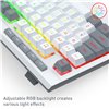 Redragon S151 Wired RGB Gaming Keyboard and Mouse Combo - White and Grey