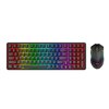 Redragon S162 RGB 3-Mode Wireless Mechanical Gaming Keyboard and Mouse Combo - Black