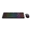 Redragon S162 RGB 3-Mode Wireless Mechanical Gaming Keyboard and Mouse Combo - Black