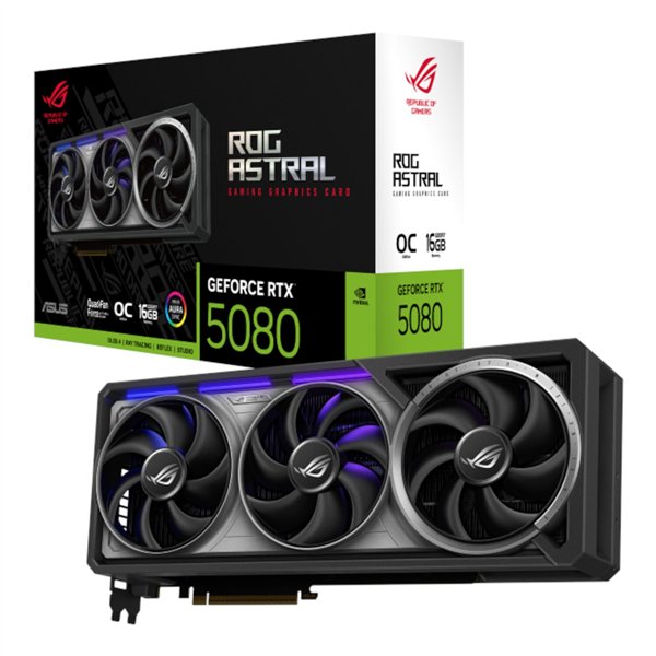 ROG-ASTAL-5080-wr-01 Asus ROG Astral GeForce RTX 5080 16GB GDDR7 OC Edition