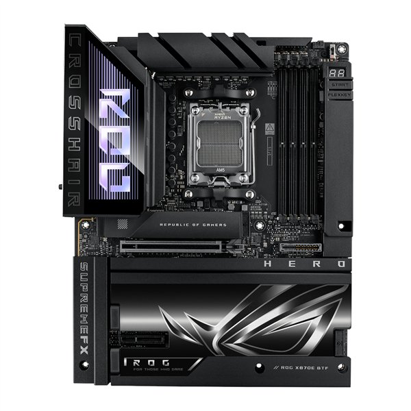 ASUS ROG CROSSHAIR X870E HERO BTF AMD AM5 ATX Gaming Motherboard