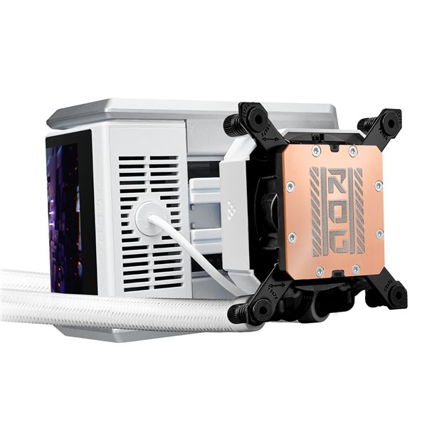 ROGRYUOIV360ARGB-WH ASUS-ROG-RYUO-IV-360-ARGB-Liquid-CPU-Cooler-White wr 07a ASUS ROG RYUO IV 360 ARGB Liquid CPU Cooler White Edition