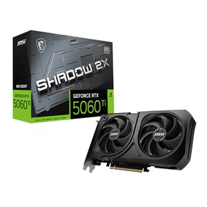 MSI GeForce RTX 5060 Ti SHADOW 2X OC PLUS 128-bit GDDR7 8GB Graphics Card
