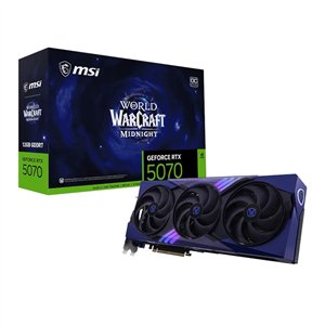 MSI GeForce RTX 5070 12GB World of Warcraft MIDNIGHT VOID EDITION OC Graphics Card