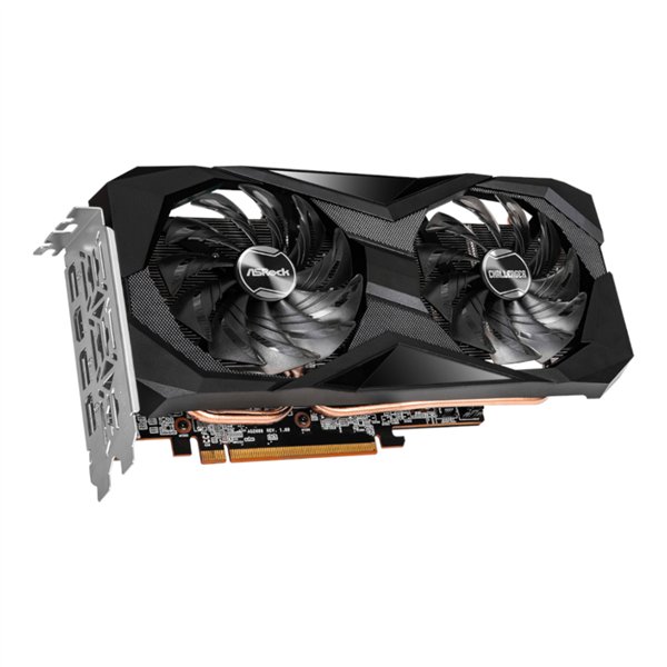 RX7600CHALLENGER8GOC wr 03 ASRock Radeon RX7600 Challenger 8G OC GDDR6 128-BIT Graphics Card