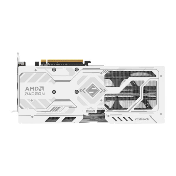 RX9060XTSTEELLEGEND16G ASRock-AMD-Radeon-RX-9060-XT-Steel-Legend-16GB-OC-Graphics-Card-White wr 05 ASRock Radeon RX9060 XT Steel Legend 16G Graphics Card