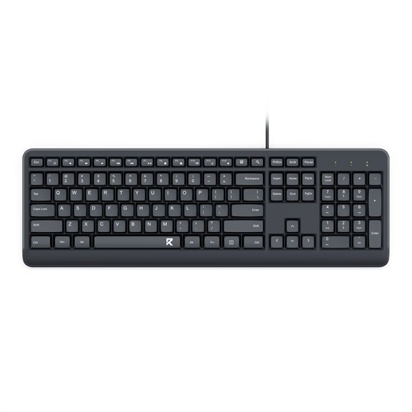 Redragon RD-BK-7092 wr 01a Redragon BK-7092 Full-sized Wired USB Office Keyboard
