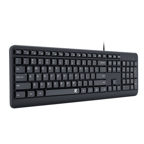 Redragon RD-BK-7092 wr 03a Redragon BK-7092 Full-sized Wired USB Office Keyboard