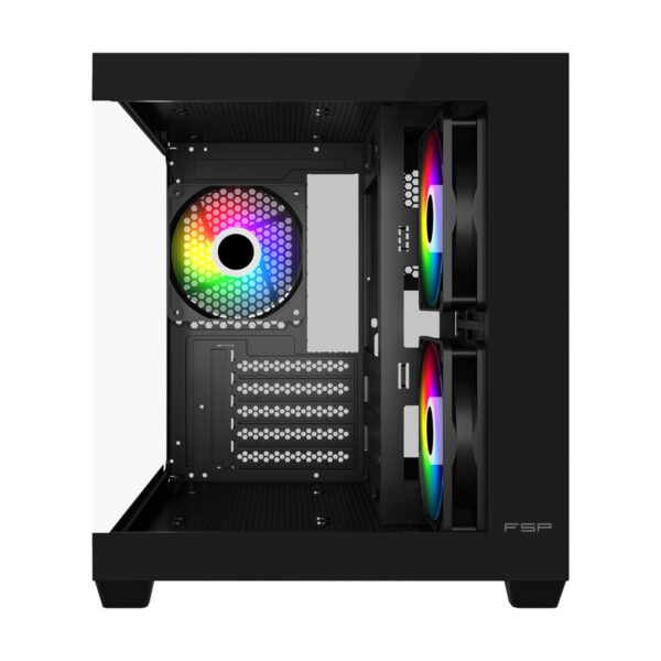 S140-BA FSP-S140-M-ATX-Mid-Tower-Gaming-Chassis-Black wr 02 FSP S140 M-ATX Mid Tower Gaming Chassis - Black
