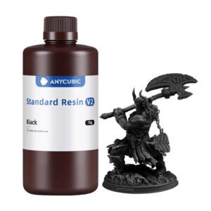 SBZ2BK-105B Anycubic-Standard-Resin-V2-Black wr 01a Anycubic Standard Resin V2 - Black